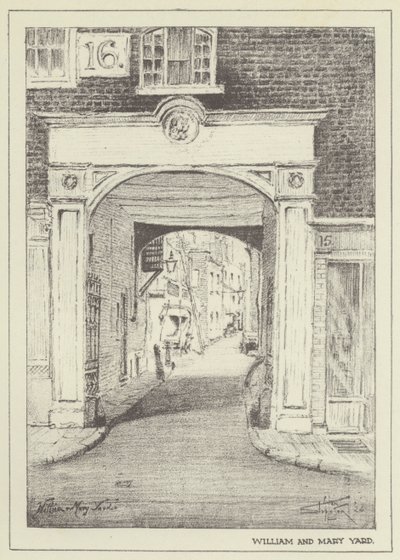 William és Mary Yard alkotó: Alan Stapleton