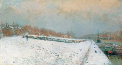 Port de Bercy, tél (olaj, vászon) alkotó: Albert Charles Lebourg