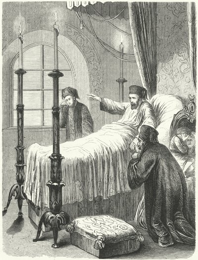 Mahmud oszmán szultán halála II alkotó: Albert (after) Kretschmer