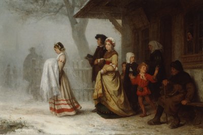 Keresztség alkotó: Albert Anker