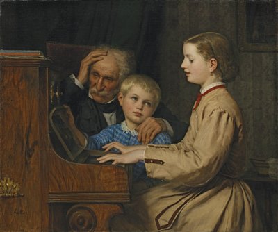 Dal a hazáról, 1874 alkotó: Albert Anker