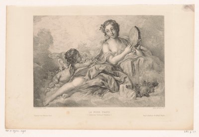 Muse Erato puttóval és tamburával La muse Erato (Richard Wallace gyűjtemény) (cím a tárgyon) alkotó: Albert Ardail