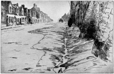 The High Street, Flandria, 1898. alkotó: Albert Baertsoen