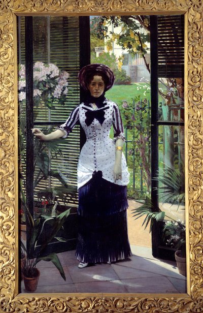 Az üvegházban Albert Bartholome festménye (1848-1928) 1881 V. 1,42x2,33 m Párizs, Musee d