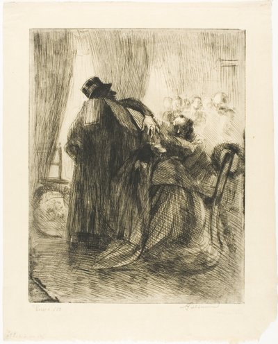 Gyász, ötödik lemez a Woman-től alkotó: Albert Besnard