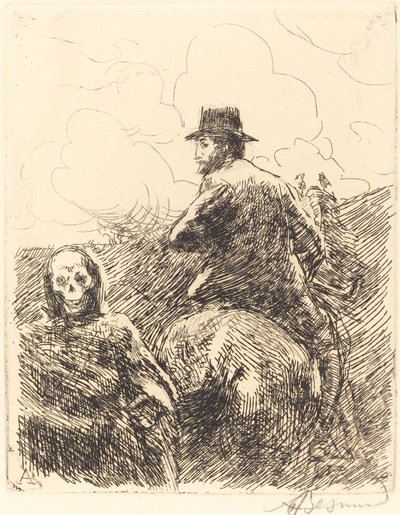 Veszély elmúlt (Veszély áthaladva) alkotó: Albert Besnard