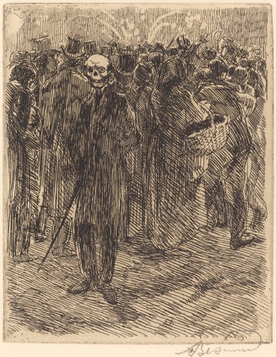 A tömegben alkotó: Albert Besnard