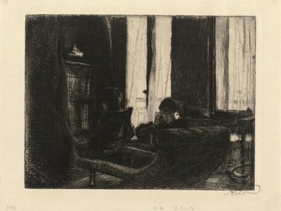Meghittség alkotó: Albert Besnard