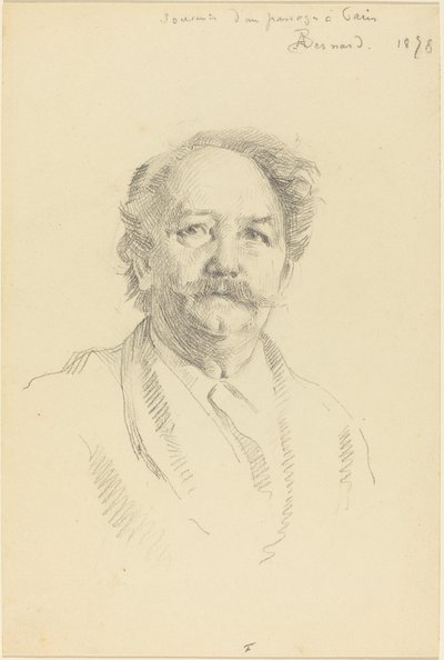 Egy férfi portréja (egy párizsi átjáró emléktárgya) alkotó: Albert Besnard