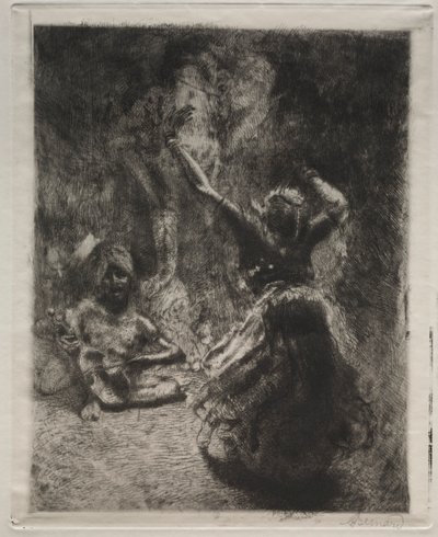 A táncos, 1900 körül. alkotó: Paul Albert Besnard