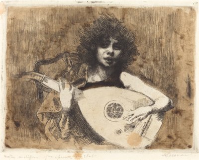 A lantjátékos alkotó: Albert Besnard