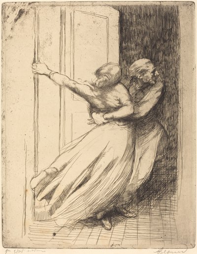 A nemi erőszak (Le Viol) alkotó: Albert Besnard