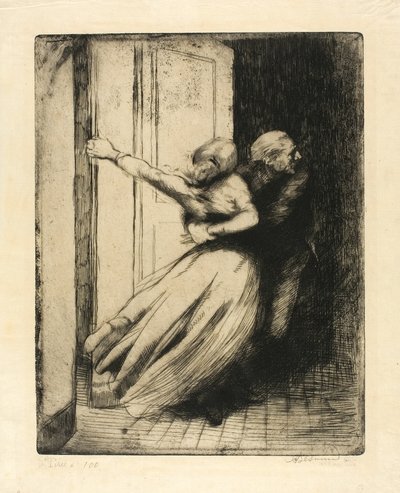A nemi erőszak, nyolcadik lemez a Nőből alkotó: Albert Besnard