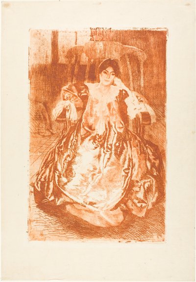 A selyem ruha alkotó: Albert Besnard