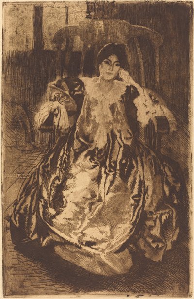 A selyemruha alkotó: Albert Besnard