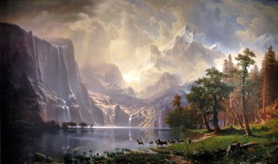 A Sierra Nevada, Kalifornia alkotó: Albert Bierstadt