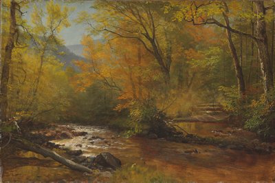 Patak az erdőben alkotó: Albert Bierstadt