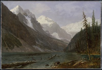 Kanadai Sziklás-hegység (Louise-tó) alkotó: Albert Bierstadt