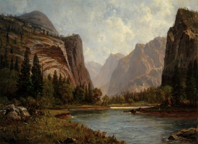 A Yosemite kapui, kb. 1882. alkotó: Albert Bierstadt