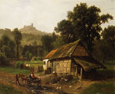 A Hegyvidéken, 1861 alkotó: Albert Bierstadt