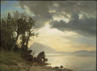 Tahoe-tó, Kalifornia alkotó: Albert Bierstadt