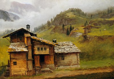 Hegyi Ház alkotó: Albert Bierstadt