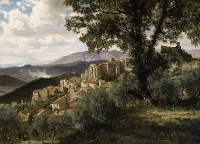 Olevano alkotó: Albert Bierstadt