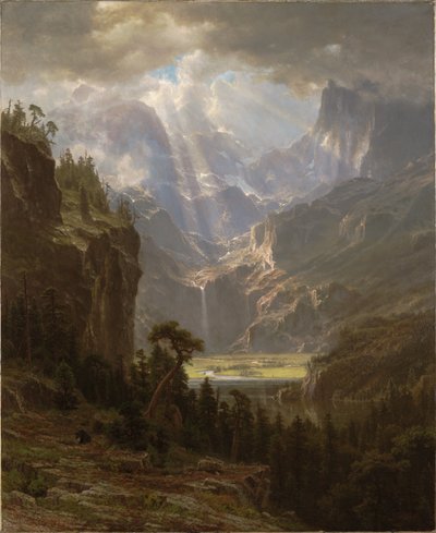 Sziklás-hegység, „Lander-csúcs” alkotó: Albert Bierstadt