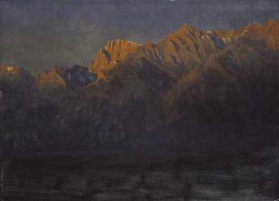 Napkelte a Sierrasban, kb. 1872. alkotó: Albert Bierstadt