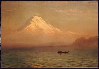 Napkelte a Tacoma-hegyen alkotó: Albert Bierstadt