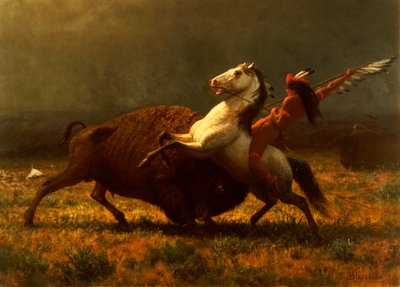 Az utolsó bivaly, 1888 körül alkotó: Albert Bierstadt
