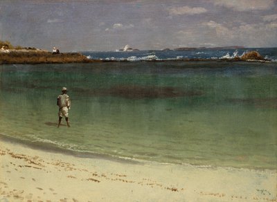 Jelenet a Nyugat-Indiai-szigetek partvidékéről alkotó: Albert Bierstadt