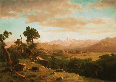 Wind River Country alkotó: Albert Bierstadt