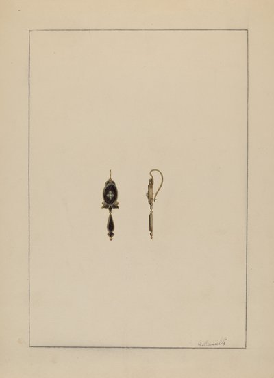 Fülbevaló alkotó: Albert Camilli