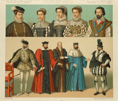 "Le Costume Historique" (A teljes jelmeztörténet), Auguste Racinet, IV. kötet alkotó: Albert Charles August Racinet