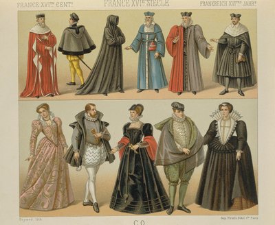 "Le Costume Historique" (A teljes jelmeztörténet), Auguste Racinet, IV. kötet alkotó: Albert Charles August Racinet