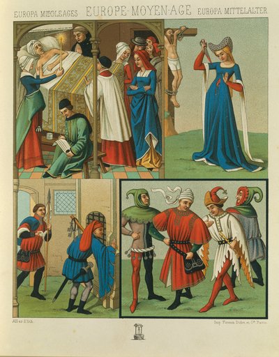 "Le Costume Historique" (A teljes jelmeztörténet), Auguste Racinet, IV. kötet alkotó: Albert Charles August Racinet