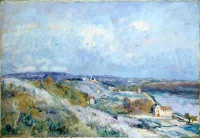 Herblay mezői tavasszal alkotó: Albert Charles Lebourg