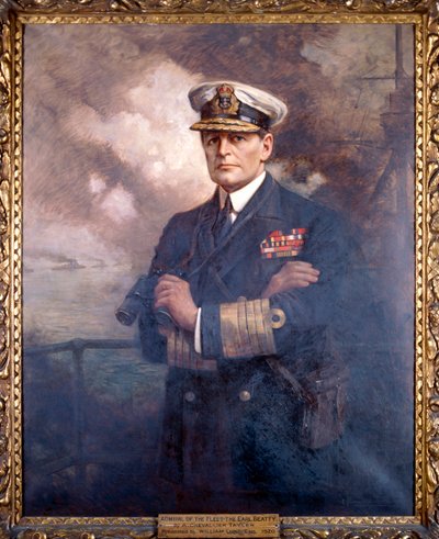 A flotta admirálisa, Beatty gróf, 1920 alkotó: Albert Chevallier Tayler