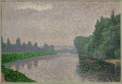 A Marne hajnalban alkotó: Albert Dubois-Pillet
