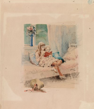 Kedves barátok III (Berta és Capi) alkotó: Albert Edelfelt