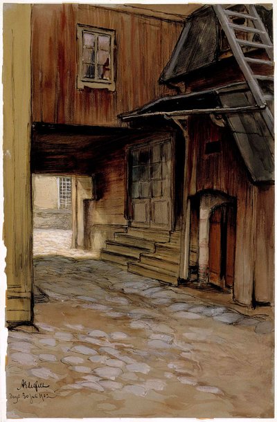Ház Porvoóban alkotó: Albert Edelfelt