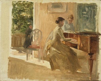 A haikói szalonban alkotó: Albert Edelfelt
