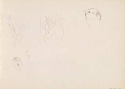 Növényi huzat, fatörzs alkotó: Albert Edelfelt
