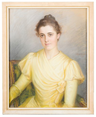 Lambergné, született Kjellberg alkotó: Albert Edelfelt
