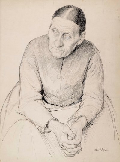 Öreg parasztasszony alkotó: Albert Edelfelt