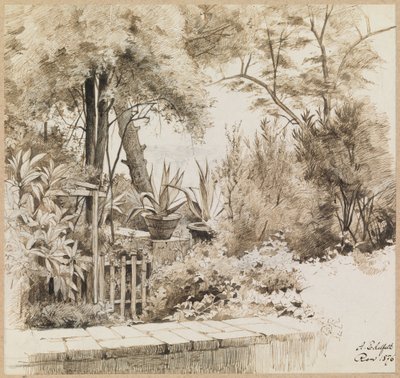 Park Rómában alkotó: Albert Edelfelt