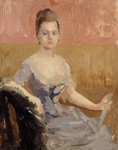 Augusta Lewenhaupt grófnő portrévázlata alkotó: Albert Edelfelt