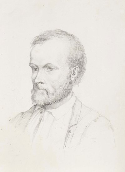 Aleksis Kivi portréja alkotó: Albert Edelfelt