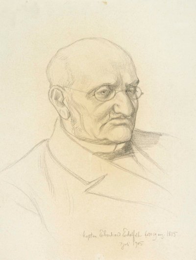 Eberhard Edelfelt kapitány portréja alkotó: Albert Edelfelt